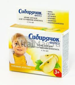 Сибирячок фито для улучшения аппетита с яблоком, 80 г