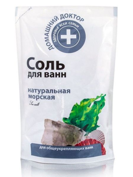 Изображение товара Домашний доктор соль для ванн натуральная морская 500 гр Домашний доктор соль для ванн натуральная морская 500 гр фотография